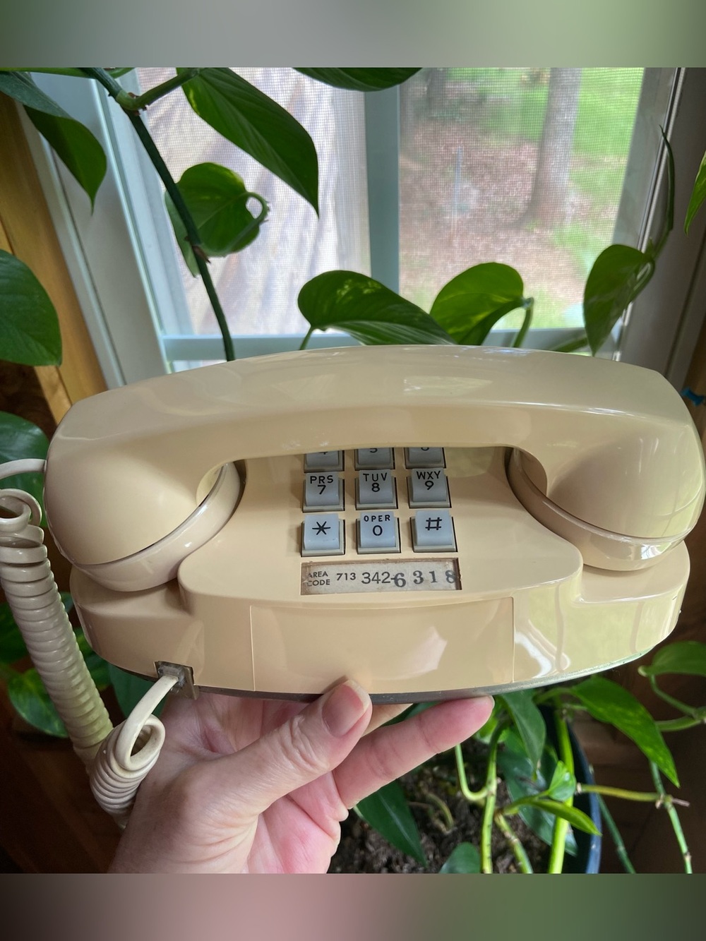 Princess Telephone Western Bell Push Button Vintage Land Line Phone Touch Tone